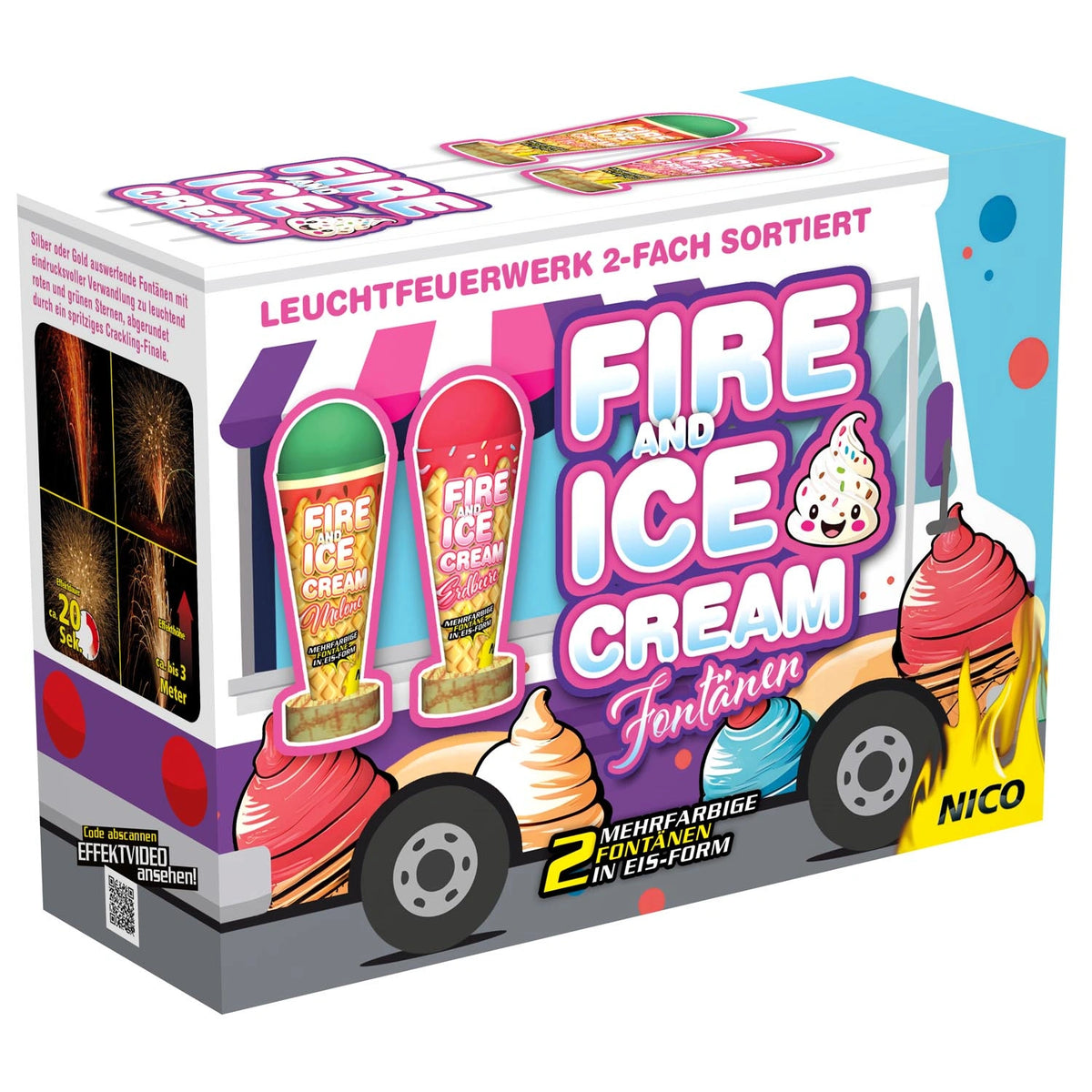 Fire and Ice Cream, 2er-Schtl.