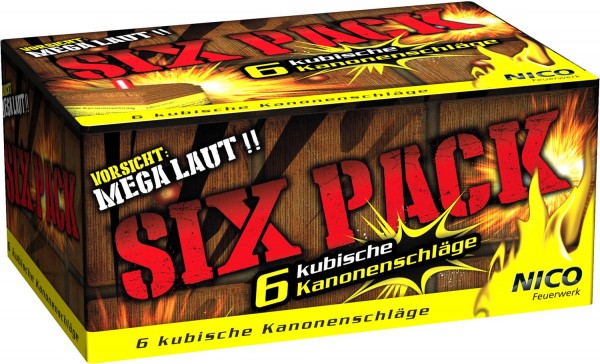 Six Pack, kub. Kanonenschlag, Kal. C, 6er-Schtl.