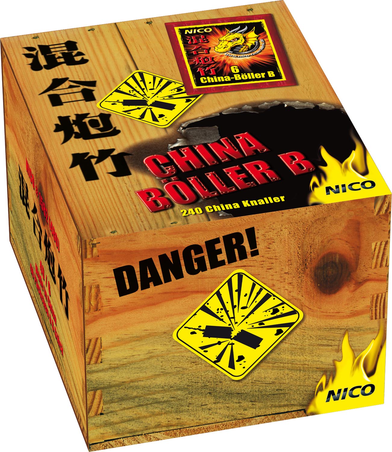 China-Böller B, 40x 6er Päckchen