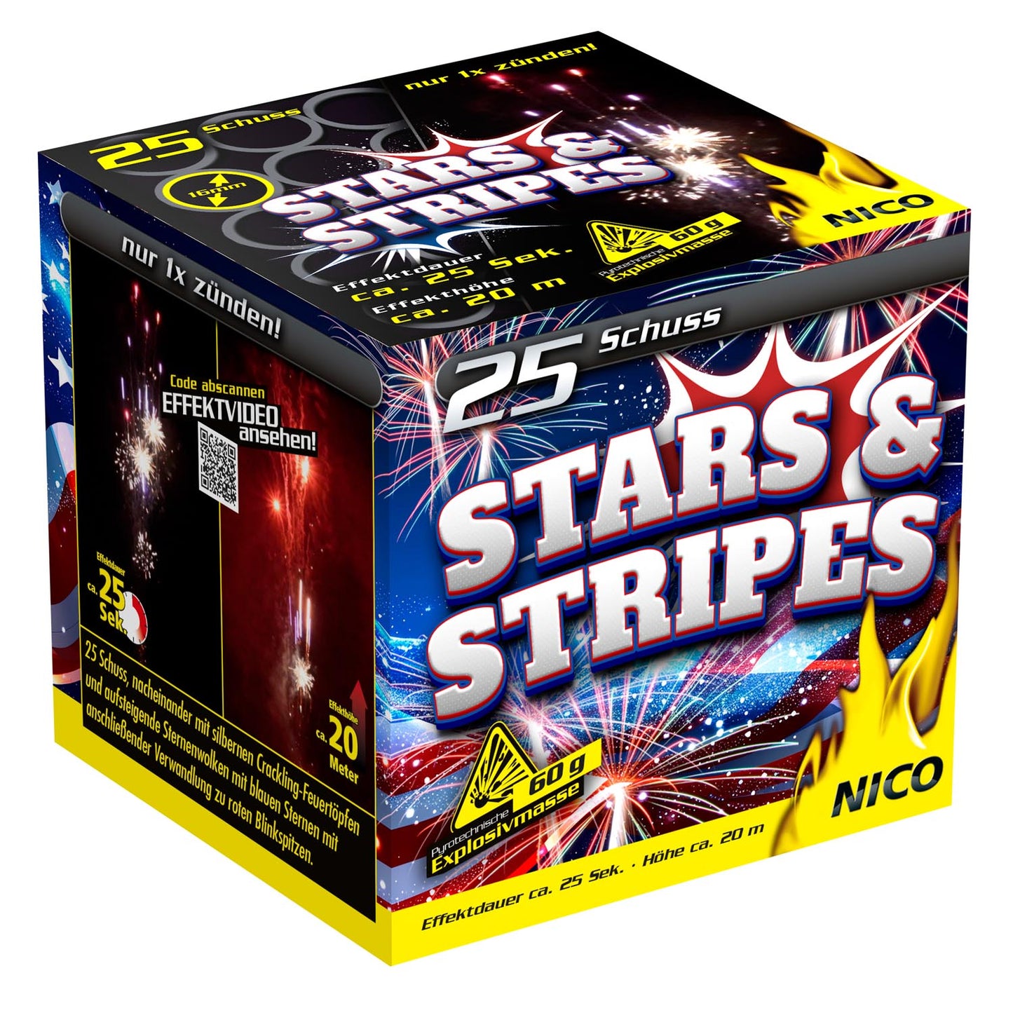Stars & Stripes, 25 Schuss