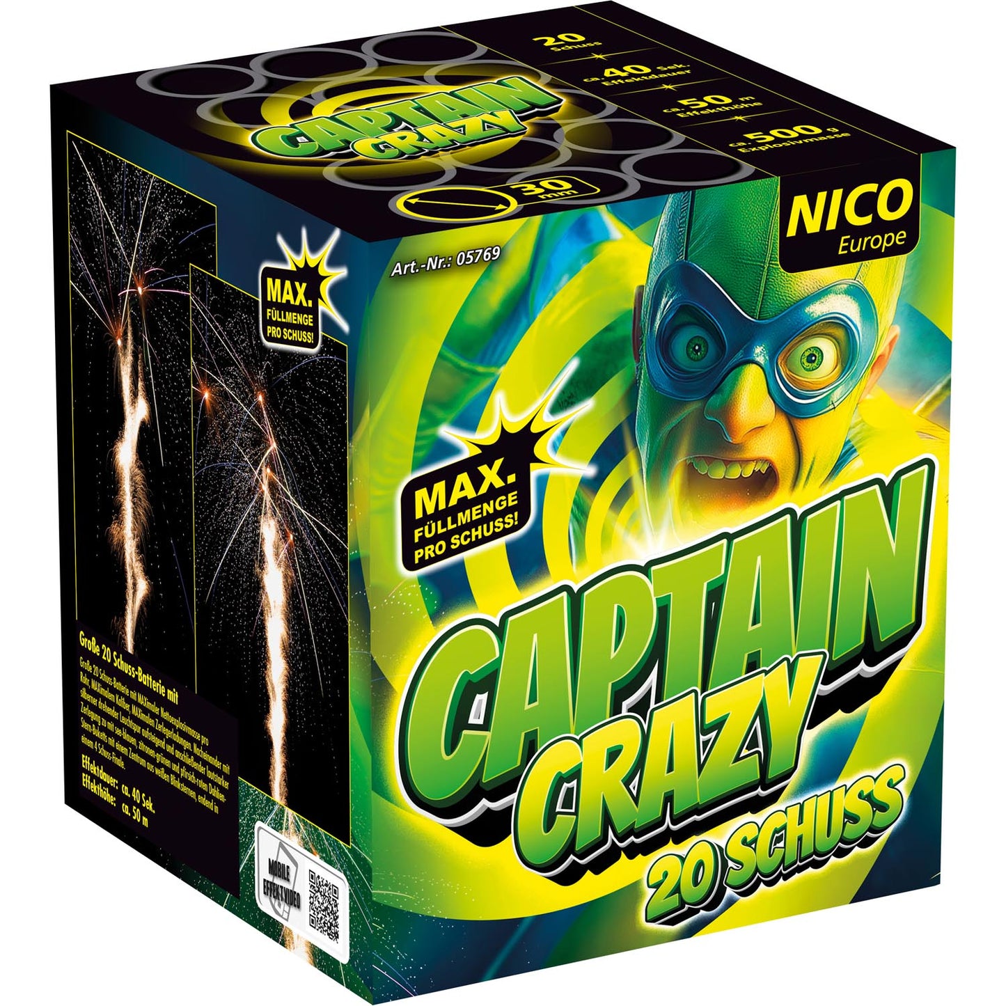 Captain Crazy, 20 Schuss